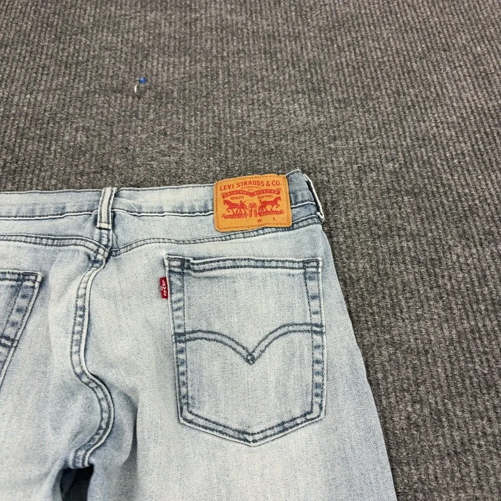 Levi's 511 Slim Jeans Mens 32x29 Light Wash Cotton Stretch Denim Casual Style